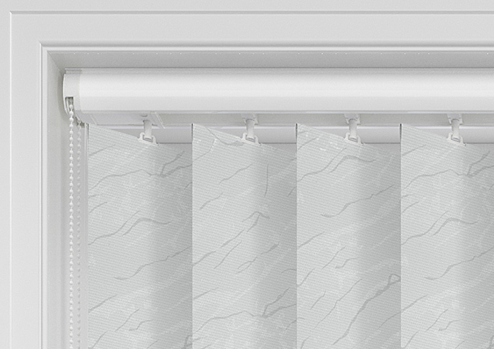 Rapture (Blackout), Mist Grey - Vertical Blind - Image 13
